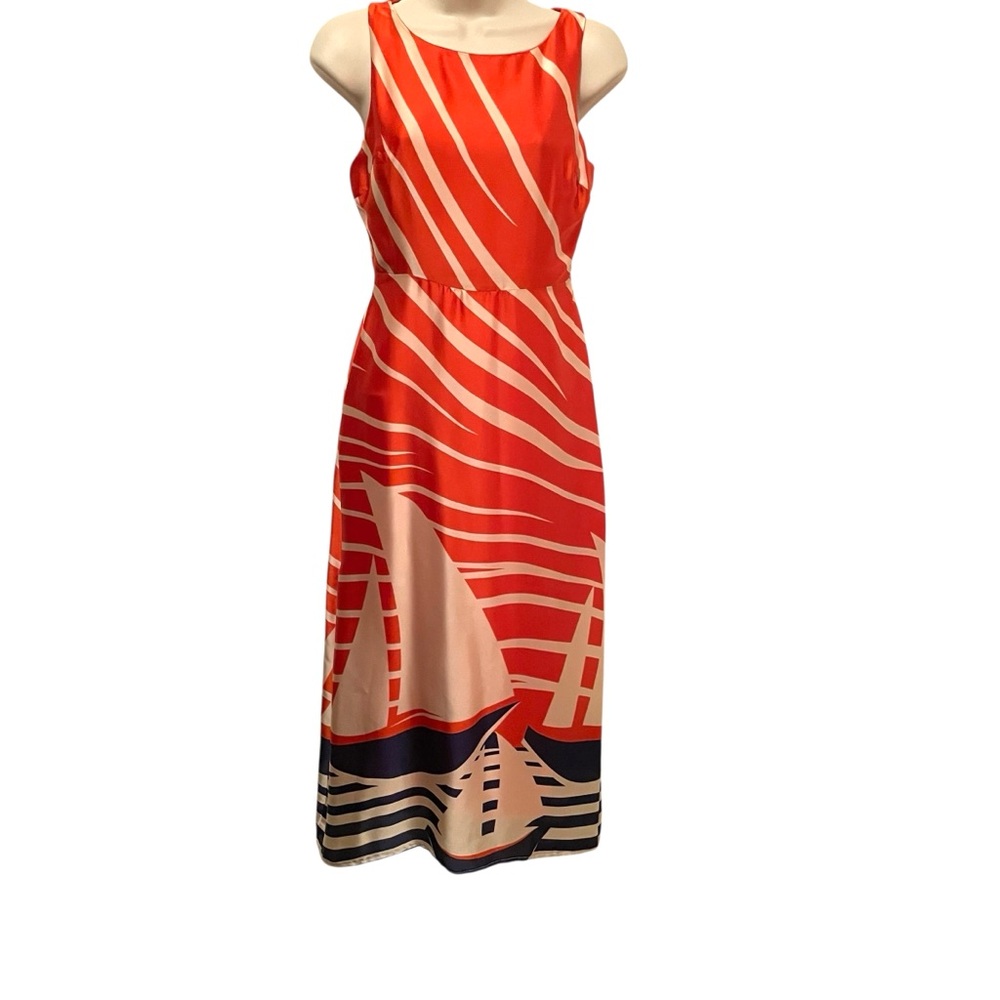 NWT Eva Franco Anthropologie Sailboat Dress So pretty! Size 001 Orig price $188
